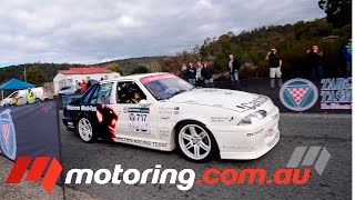 Targa Tasmania 2016 The Rosssarden Launch [upl. by Atiz]