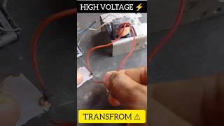 ⚠️HIGH VOLTAGE ⚠️ TRANSFER plasma jnarator⚡youtubeshortshortstrendingviralvideoexperimentnew [upl. by Atteval]