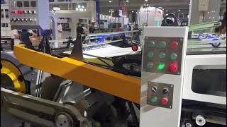 Auto Feeder Auto Collect Die Cutting And Creasing Machine with Robot Arm [upl. by Jar]