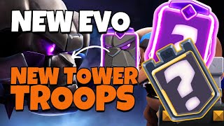 LUCKY DROP NERF EVO SKELETON BOCORAN UPDATE APRIL  Clash Royale Indonesia [upl. by Klement]