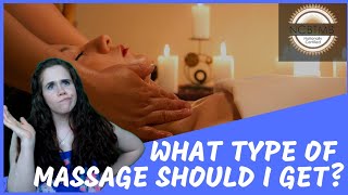 What type of Massage Should I Get  Swedish Hot Stone Deep Tissue Relaxation or Therapeutic [upl. by Nahamas574]