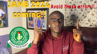 2024 UTME JAMB Begins Sales Of Form Januaryplease avoid this errors [upl. by Xeno]