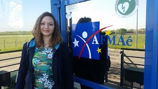 Virginie Hoarau  une jeune femme dans la maintenance aéronautique [upl. by Elda]