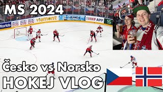 MS HOKEJ 2024 Praha VLOG Česko vs Norsko  2024 IIHF Ice Hockey World Championship CZE  NOR [upl. by Enenstein]