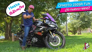 CFMOTO 250SR FUN REVIEW  Top speed  Una deportiva económica  la nueva reina  Pequeña y potente [upl. by Vidovik]