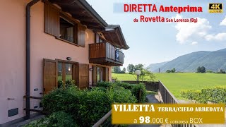 NON PIÙ DISPONIBILE DIRETTA da Rovetta Villetta terracielo arredata con box [upl. by Girardi]