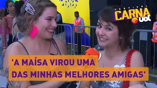 CarnaUOL Klara Castanho fala da amizade com Maisa Tenho o prazer de ter como melhor amiga [upl. by Player]