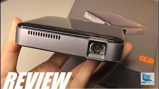 REVIEW Apeman M4 Portable Pocket Projector Mini DLP Pico LED [upl. by Dygal]