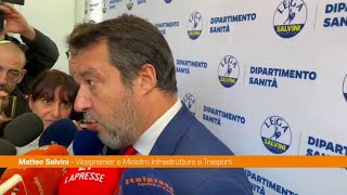 Salvini quotLa Lega protagonista del salvataggio di Banca Mpsquot [upl. by Alemahs196]