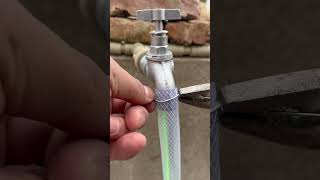 Remember this tip How to securely clamp a hose with wire [upl. by Ytirahc]