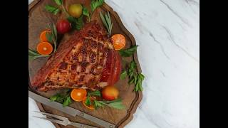 Honey Mustard Glazed Ham  Holiday Recipe  Albertsons [upl. by Unhsiv561]