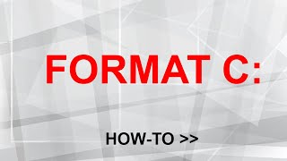 How to Format C Drive in Windows 10 and Reinstall Windows 10 [upl. by Sirrad]