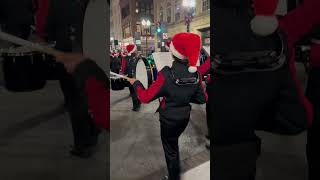 Central Hugh School Marching Band at the Christmas Parade 2024 [upl. by Arek]