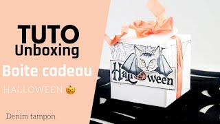 Tuto  unboxing boîte cadeau halloween [upl. by Lytsirhc977]