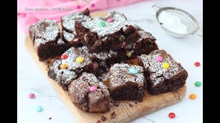 Ricetta per Carnevale Brownies al cioccolato cotti in friggitrice ad aria [upl. by Jaal]