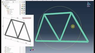 FEA Analysis Abaqus simple 2D beam tutorial [upl. by Boardman137]