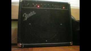 Demo Fender Frontman 25r Drive channel  quotWampler Bluesquot [upl. by Subir]