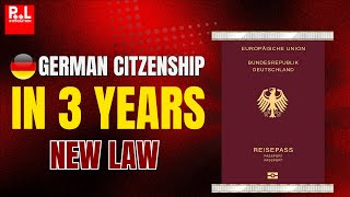 German Citizenship in 3 Years  New Citizenship Law  Pool Immigration [upl. by Keriann]