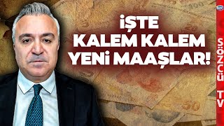 Asgari Ücret Emekli Memur Özgür Erdursun Yeni Zamlı Maaşları Kalem Kalem Hesapladı [upl. by Adgam]