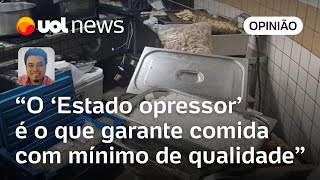 Comida no banheiro da Sapucaí é aviso aos que pedem Estado mínimo diz Sakamoto [upl. by Htrag]