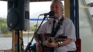 Folksy Gerry singing quotFiddlers Greenquot on Donegal Bay [upl. by Esinal]