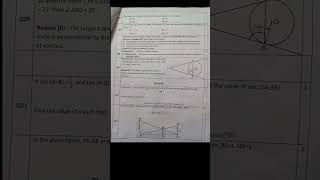 CLASS 10 MATHS PRE BOARD 202425 QUESTION PAPER KV BHOPAL REGION cbseboard class10 youtubeshorts [upl. by Aleak]