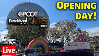 🔴Live Opening Day  Epcot Festival of the Arts 2024  Walt Disney World Live Stream  11224 [upl. by Clough]