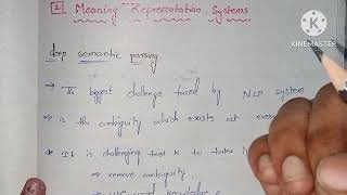 15  Meaning Representation Requirements for achieving Semantic Interpretation NLPnlp jntu [upl. by Ause]