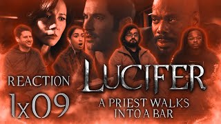 Lucifer  1x9 A Priest Walks into a Bar  Group Reaction [upl. by Nibbor]