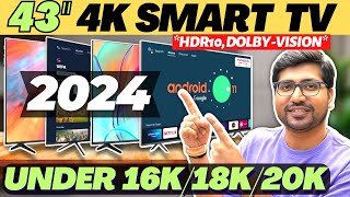 Best 43 Inch TV Under 20000🔥Best 43 Inch 4K TV 2024🔥Best TV Under 20000🔥Best Android TV Under 15000 [upl. by Christis]