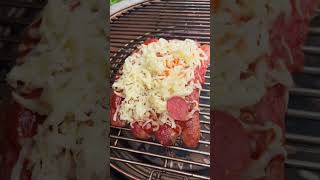 Sausage on Pizza  Kamado Joe [upl. by Annert]