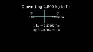 How to Convert 125 Kilograms to Pounds 125kg to lbs [upl. by Ailene897]