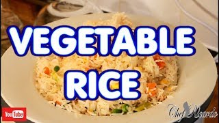 How To Cook Your Vegetable Rice In The Rice CookerAt Home  Recipes By Chef Ricardo [upl. by Noami]