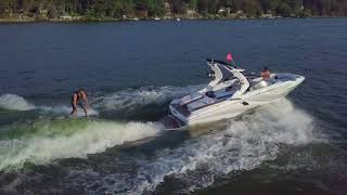 2018 CENTURION FI21 WAKESURFING [upl. by Nosduj]