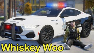 Whiskey Woo Chasing Criminals in GTA 5 RP [upl. by Nitsua]