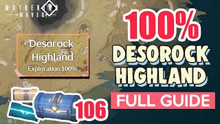 How to Desorock Highland 100 FULL Exploration ⭐ Huanglong ALL CHESTS【 Wuthering Waves 】 [upl. by Llenoj]