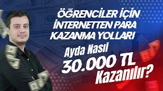 ÖĞRENCİLER İÇİN EN GARANTİ İNTERNETTEN PARA KAZANMA YOLU 💸💲 ÖRNEKLERLE GÖSTERDİM [upl. by Kataway]