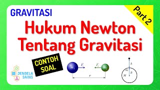 Gravitasi Fisika Kelas 10 • Part 2 Contoh Soal Gaya Gravitasi amp Kuat Medan Gravitasi [upl. by Lazaro404]