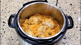 Rice with Chicken  Instant Pot Arroz con Pollo  Olla de Presión [upl. by Ipoillak]