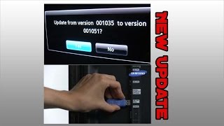 How To Upgrade Firmware Samsung Smart TV Via USB [upl. by Darline]