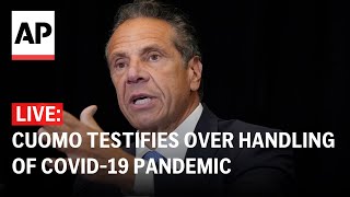 LIVE Andrew Cuomo testifies over handling of COVID19 pandemic [upl. by Iak624]