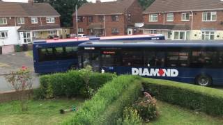 Diamond bus disruption 280716  959 [upl. by Dietsche]