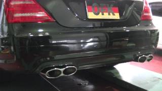 Mercedes Benz W221 S550 quotDEVIL SPORTSquot X PIPEAMG S65 REAR EXHAUST by OFFICEK TOKYO [upl. by Einberger]