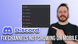 How To Fix Discord Channels Not Showing On Mobile [upl. by Borden552]