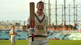 Dominic Sibley scores 220 not out for Surrey against Yorkshire [upl. by Pachton]