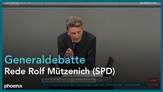 Rede von Rolf Mützenich SPD in der Generaldebatte des Bundestags am 060923 [upl. by Palestine336]