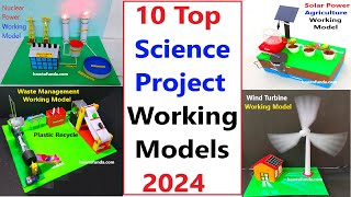 top 10 science project working models  for science exhibition  diy  creative  howtofunda [upl. by Ajiram860]