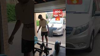 400 deadlift age 14 [upl. by Nangatrad300]