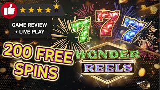 New Slot Game 2024 Wonder Reels 🎰 Offers Huge Wins amp Bonuses [upl. by Stock]