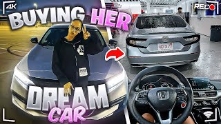 BUYING HER DREAM CAR AT 18 HONDA ACCORD SPORT 20T 2018 [upl. by Home601]